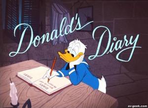 Donald's diary