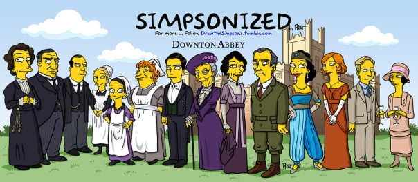 Simpsonized Downton Abbey