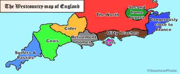West Country Map
