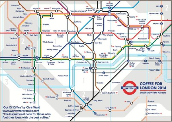 Coffee for London Tube Map