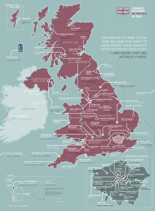 TV map of Britain