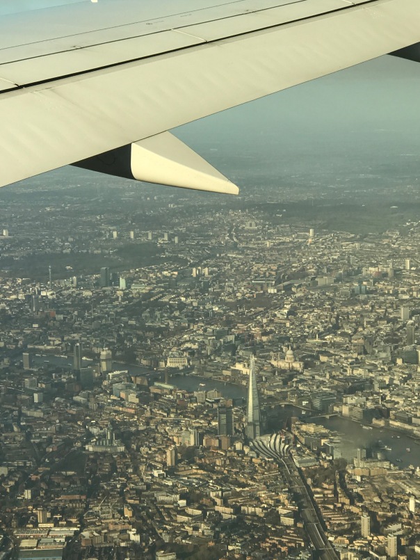 sky view of London
